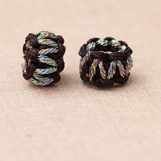 Wholesale Wreath Ring Hand Made 8MM Nylon Beads